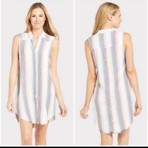 CLOTH & STONE Striped "Fray" Dress XS